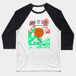 Basketball Born to shoot playbook 05 Baseball T-Shirt